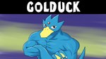 16:9 3_fingers ambiguous_gender beak blue_body brown_eyes claws ergomancy fingers generation_1_pokemon golduck hi_res looking_at_viewer male membrane_(anatomy) muscular nintendo pokemon pokemon_(species) solo tail webbed_hands widescreen yellow_beak