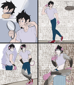Rating: s
ID: 5129196
Date: 2024-10-21 00:55:29 -0400
Status: active
Score: 32
absurd_res after_transformation american_opossum anthro barefoot basic_sequence black_hair bottomwear claws clothed clothing comic ear_piercing english_text feet footwear four_frame_image four_frame_sequence fur growth hair hi_res human human_to_anthro humanoid_pointy_ears kiri-anko legwear mammal marsupial mid_transformation open_mouth pants paws piercing pointy_ears rat_tail sequence sharp_teeth shirt snout snout_growth species_transformation tail teeth text topwear torn_bottomwear torn_clothing torn_legwear torn_pants torn_shirt torn_topwear transformation transformation_sequence post #5129196
