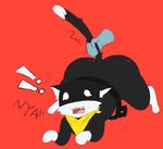 Rating: q
ID: 5568397
Date: 2025-05-13 00:40:24 -0400
Status: active
Score: 17
absurd_res ambiguous_gender anthro belt black_body black_fur bodily_fluids bubble_butt butt domestic_cat duo exclamation_point felid feline felis fur hi_res kerchief loose_belt male_(lore) mammal markings mask morgana_(persona) nya open_mouth pandogbutt persona_(series) persona_5 scarf solo_focus tail tail_grab tail_markings tail_tuft tears tuft tuxedo_cat white_body white_fur post #5568397