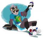 Rating: q
ID: 5578779
Date: 2025-05-17 12:53:13 -0400
Status: active
Score: 29
ageplay anthro baby_bottle babystar badger black_body black_fur blue_background blush brown_body brown_fur claws clean_diaper clothed clothing dialogue diaper ear_piercing ear_ring embarrassed english_text finger_claws footwear fur green_eyes infantilism male mammal mustelid musteline open_mouth pacifier pacifier_clip piercing ring_piercing roleplay shirt shoes simple_background sitting socks solo speech_bubble tan_body tan_fur text topwear wearing_diaper white_background post #5578779