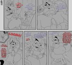 Rating: e
ID: 5649825
Date: 2025-06-17 21:35:38 -0400
Status: pending
Score: 62
2_horns abdominal_bulge absurd_res anthro artist_name belly big_belly big_breasts big_butt big_penis black_nose blitzo_(helluva_boss) bodily_fluids breasts butt canid canid_demon canine comic cum cum_inflation cum_inside demon dialogue duo_focus english_text female genital_fluids genitals greyscale group hair hellhound helluva_boss hi_res horn hot_dogging huge_butt huge_penis imp inflation inside kiffy_(artist) long_hair loona_(helluva_boss) mammal monochrome moxxie_(helluva_boss) mythological_canine mythological_creature mythology nipple_outline penetration penis profanity sex text thick_thighs trio vaginal vaginal_penetration wide_hips post #5649825