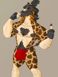 Rating: e
ID: 5657063
Date: 2025-06-21 01:25:36 -0400
Status: active
Score: 5
abs adam's_apple anthro beard big_bulge black_jewelry black_nipples body_hair bottomwear brown_eyes bulge cigarette cigarette_in_mouth clothed clothing curly_hair ear_piercing eye_scar facial_hair facial_piercing facial_scar fingers fur gesture giraffe giraffid gloves grey_hair hair hand_gesture handwear happy_trail hi_res hooved_fingers hooves jewelry jockstrap lip_piercing long_beard male mammal markings middle_finger mole_under_eye mora_giraffe_(starmoral) mostly_nude musclegut muscular muscular_anthro muscular_male mustache nipples nose_jewelry nude object_in_mouth partially_clothed pecs piercing ponytail pubes red_bottomwear red_clothing red_jockstrap red_underwear scar shirtless shirtless_anthro shirtless_male solo spots spotted_body spotted_fur starmoral tall underwear underwear_only post #5657063
