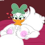 1:1 absurd_res anatid anseriform anthro avian avian_butt beak beak_fetish beak_play beak_sex beakjob big_butt bird bodily_fluids breast_play breasts butt colty8 cum cum_in_mouth cum_inside cum_on_breasts daisy_duck disney donald_duck duck duo fellatio female genital_fluids green_hair_bow hair_bow_only hand_on_breast hi_res looking_at_viewer male male/female mickey_mouse_works nipples non-mammal_breasts non-mammal_nipples oral penile pov_blowjob pov_titfuck sex titfuck titfuck-blowjob