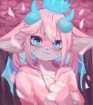 Rating: s
ID: 4350452
Date: 2023-10-13 16:44:47 -0400
Status: active
Score: 126
absurd_res anthro blue_eyes blush cherry_blossom cherry_blossom_tree cherry_tree chest_tuft clothing comfortable crown digital_media_(artwork) digital_painting_(artwork) domestic_cat ears_down eyelashes eyelashes_through_hair felid feline felis femboy flower fluffy fluffy_ears front_view fruit_tree fur hair happy headgear heart_symbol hi_res horn hybrid icon kemono lagomorph leporid looking_at_viewer lust_(yamikadesu) magic male mammal midriff navel painting_(artwork) pastel_theme petals pink_body pink_clothing pink_fur pink_hair pink_sweater pink_theme pink_topwear pivoted_ears plant prunus_(flower) rabbit smile solo standing striped_body striped_fur stripes sweater topwear translucent translucent_hair tree tuft wings zorobagel post #4350452
