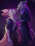 Rating: q
ID: 5628503
Date: 2025-06-08 09:15:31 -0400
Status: active
Score: 32
anthro bat clothing coat duo eye_contact eyewear fangs fur glasses hand_on_chest hi_res horn hypnosis kneeling kobold larger_male looking_at_another male male/male mammal membrane_(anatomy) membranous_wings mind_control nurinaki nyeogmi open_mouth pyrex questionable_consent ringed_eyes scalie scarf shirt_unbuttoned simple_background size_difference smaller_male swirling_eyes teeth tongue tongue_out topwear trenchcoat venom vial white_body white_fur wings post #5628503