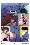 anal anal_penetration anthro anthro_on_anthro anthro_penetrated anthro_penetrating anthro_penetrating_anthro anus aroused balls bastriw bed bedroom_eyes big_penis brown_body brown_fur butt canid canine canis colored comic dialogue domestic_cat domestic_dog duo ear_piercing english_text eyebrows felid feline felis fernando_(bastriw) fur furniture genitals glans hairless hairless_cat hi_res humanoid_genitalia humanoid_penis interspecies lube lube_drip lube_on_penis lying male male/male male_penetrated male_penetrating male_penetrating_male mammal narrowed_eyes nude on_bed on_side open_mouth open_smile pato_(bastriw) penetration penile penile_penetration penis penis_in_ass piercing pose seductive sex shallow_penetration smile sound_effects speech_bubble sphynx_(cat) text url white_body white_fur