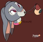 absurd_res arashidrgn balls bodily_fluids cum cum_in_mouth cum_inside cum_on_face disembodied_penis disney drinking drinking_cum duo erection fellatio female genital_fluids genitals grey_body hi_res hypnosis judy_hopps lagomorph leporid male mammal mind_control onomatopoeia oral penile penis rabbit sex solo_focus sound_effects swallowing text zootopia