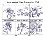 abuse bruised chart cutie_mark dialogue duo english_text equid equine eyes_closed female feral friendship_is_magic hasbro heart_symbol horn insane looking_at_viewer mammal meme monochrome my_little_pony mythological_creature mythological_equine mythology sketch solo_focus text tools twilight_sparkle_(mlp) unicorn unknown_artist waifu_chart wounded