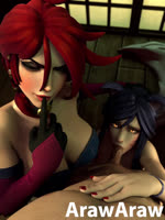 3:4 3d_(artwork) 3d_animation ahri_(lol) animal_ears animal_humanoid animal_tail animated arawaraw armwear assisted_fellatio assisted_oral big_breasts black_clothing black_gloves black_handwear blue_body blue_clothing blue_fur blue_hair blue_topwear blush bouncing_breasts bracelet breasts canid canid_humanoid canine canine_humanoid choker cleavage clothed clothing colored_nails digital_media_(artwork) eyelashes eyes_closed facial_markings fellatio female first_person_view fox_humanoid freckles fur genitals gloves green_eyes group hair hand_on_head handwear head_markings human human_penetrating human_pov humanoid jewelry league_of_legends lipstick looking_at_viewer makeup male male/female male_pov mammal mammal_humanoid markings miss_fortune_(lol) nails necklace nude oral orange_eyes penetration penile penis pink_armwear pink_clothing pink_lipstick pupils red_hair red_nails riot_games sex short_playtime slit_pupils smile sound tan_body tan_skin tencent topwear trio webm white_body white_fur