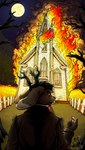 Rating: q
ID: 4032818
Date: 2023-05-04 21:11:49 -0400
Status: active
Score: 1
9:16 absurd_res ambiguous_gender anthro antlers beard branch branch_horn brick building burning_building camazule church cigarette clothing cross dark_lips dead_tree dutch_angle ears_back eyebrows facial_hair fence field fire floppy_ears frown glowing glowing_eyes grass hi_res horn jackalope lagomorph leporid lighter long_ears looking_at_viewer looking_back mammal moon night pastor path pink_nose pivoted_ears plant plant_horn pseudo_horn rabbit red_eyes shadow silhouette smoke smoking solo stained_glass stern_look suit thick_eyebrows tractor tree vehicle wall_(structure) wheat_field window wood wood_wall post #4032818