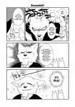 anthro canid canine canis clothing comic dialogue english_text female fur greyscale hi_res human ill kemono lila_(kashiwagi_aki) male mammal monochrome onomatopoeia sound_effects text translated wolf yakantuzura young zinovy