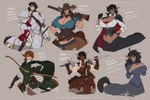 Rating: s
ID: 5572693
Date: 2025-05-14 21:07:15 -0400
Status: active
Score: 30
armor arrow_(weapon) big_breasts black_hair bow_(weapon) breasts brown_hair centaur choker cleavage cleavage_cutout cloak clothed clothing cowboy_hat cutout equid equid_taur european_mythology eyewear facial_scar female glasses gloves greek_mythology gun hair handwear hat headgear headwear hi_res horse_ears humanoid_taur jewelry kerchief mammal mammal_taur marie_(wmdiscovery93) melee_weapon muscular mythology neckerchief necklace neckwear quiver_(object) ranged_weapon scar shotgun sweater sword taur topwear valencia_(wmdiscovery93) vanessa_(wmdiscovery93) weapon wmdiscovery93 post #5572693
