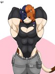 Rating: q
ID: 4527823
Date: 2024-01-11 05:14:33 -0500
Status: active
Score: 69
3:4 :3 abs accessory anthro armwear big_hair blush bodysuit bottomwear calico_cat cargo_pants cleavage_cutout clothing cutout domestic_cat epic_games felid feline felis fortnite fur hair hi_res humanoid latex latissimus_dorsi male mammal meowscles multicolored_body multicolored_fur muscular omegabrawl pants pecs pin_accessory pin_button purradise_meowscles raised_arms simple_background skinsuit sleeveless_turtleneck solo tail tight_clothing trans_(lore) trans_man_(lore) wide_hips post #4527823