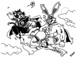 Rating: e
ID: 75589
Date: 2010-05-20 02:06:16 -0400
Status: active
Score: 2
alley-kat-abra anthro bisexual black_and_white bodily_fluids breasts canid canine canis cape captain_carrot captain_carrot_and_his_amazing_zoo_crew clothed clothing cloud cunnilingus dc_comics dexter_cockburn domestic_cat domestic_dog erection felid feline felis female female/female flying flying_sex genitals group group_sex hood lagomorph leporid male male/female mammal monochrome nipples oral outside outside_sex partially_clothed penetration penis question_mark rabbit saliva sex simple_background sky skyscape speech_bubble sun tail threesome trio vaginal vaginal_penetration white_background yankee_poodle post #75589