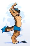 Rating: s
ID: 5580173
Date: 2025-05-17 23:06:43 -0400
Status: active
Score: 18
4_fingers anthro blue_tongue bulge canid canine canis chest_tuft clothed clothing collar domestic_dog drawing_pen drawing_tablet ear_piercing ear_tuft eyes_closed featureless_crotch fingers fur german_shepherd herding_dog hi_res kitakettu_(artist) male mammal multicolored_body multicolored_fur navel overweight pastoral_dog piercing side_view simple_background slightly_chubby slightly_chubby_male solo stretching tail tongue tongue_out tuft underwear underwear_only xavu_(kitakettu) post #5580173
