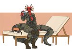 Rating: q
ID: 4944491
Date: 2024-07-26 17:24:32 -0400
Status: active
Score: 20
absurd_res accessory anthro armor armored_core_(series) beach_chair belt belt_buckle beverage big_tail boots breasts buckle chair claws cleavage clothed clothing container cup eyewear female flight_suit footwear frill_(anatomy) furgonomics furniture glass glass_container glass_cup green_clothing green_suit headgear helmet hi_res ice jumpsuit knee_pads long_tail looking_at_viewer orange_visor pilot pilot_suit red_body red_scales relaxing reptile scales scalie shoes simple_background sitting smile solo suit sunglasses sunglasses_on_face tail tail_accessory tail_belt thick_thighs unzipped_bodysuit visor wide_hips xil-bar zed-s post #4944491