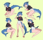 Rating: s
ID: 5259697
Date: 2024-12-22 23:23:54 -0500
Status: active
Score: 30
animal_humanoid asian_clothing azuumori bare_legs barefoot black_clothing black_shirt black_topwear blue_hair clothing covered_navel east_asian_clothing eyes_closed feet female fin fish fish_humanoid fish_tail footwear full-length_portrait hair head_fin hi_res holding_object humanoid japanese_clothing japanese_school_uniform kerchief light_body light_skin mako_(azuumori) marine marine_humanoid multiple_angles neckerchief neckwear one-piece_swimsuit portrait red_clothing red_eyes red_footwear red_kerchief red_neckerchief sailor_collar sandals school_uniform serafuku shark_humanoid shark_tail shirt shoes short_hair short_sleeves simple_background sitting smile solo swimwear t-shirt topwear toy toy_gun uniform water_gun white_one-piece_swimsuit yellow_background post #5259697