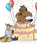 Rating: q
ID: 5569997
Date: 2025-05-13 17:24:59 -0400
Status: active
Score: 10
anthro balloon birthday birthday_cake black_ears black_feet black_hands black_nose blush bottomwear brown_body brown_eyes brown_fur cake candle canid canine chest_tuft clothed_nude clothing dessert diamond_(marking) duo elubbb_(p_rindustries) equid equine eyebrows feet food frown fur gesture hand_gesture hat headgear headwear hi_res horse inflatable male male/male mammal markings p_rindustries p_rindustries_(p_rindustries) pants party_hat pop_out_cake raccoon_dog shirt simple_background slightly_chubby tail tanuki thick_eyebrows thumbs_up topwear tuft whisker_spots white_background white_hands post #5569997