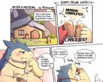 Rating: q
ID: 5548197
Date: 2025-05-04 10:22:33 -0400
Status: active
Score: 11
blue_body building cheering comic container cup dialogue drinking duo english_text generation_2_pokemon generation_3_pokemon hi_res house in_heat jewelry male mostly_offscreen_character mountain necklace nintendo pokemon pokemon_(species) pokemon_mystery_dungeon red_eyes risenpaw slightly_chubby slightly_chubby_male speech_bubble spike_chunsoft text text_box typhlosion zangoose post #5548197