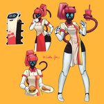 Rating: s
ID: 3886518
Date: 2023-02-21 10:37:58 -0500
Status: active
Score: 22
1:1 2022 :3 android anthro anthrofied apron artist_name bellabot beverage blue_eyes bow_tie breasts burger chicken_meat clothing collared_shirt cookie_joe domestic_cat dress_shirt drumstick_(food) felid feline felis female food fried_chicken full-length_portrait hair hi_res holding_beverage holding_food holding_object jollibee jollibot machine mammal meat multiple_images plate ponytail portrait prehensile_tail pseudo_hair pudu_robotics red_hair red_pseudo_hair rice robot screen screen_face shirt simple_background soda solo standing tail text thinking_pose three-quarter_portrait topwear waiter white_body white_skin yellow_background post #3886518
