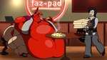 Rating: q
ID: 5130334
Date: 2024-10-21 15:58:20 -0400
Status: active
Score: 3
2023 absurd_res anthro belly bent_arm big_belly black_bow_tie black_clothing black_footwear black_hair black_jacket black_shoes black_topwear bottomwear bow_tie brandon-x cafeteria chubby_cheeks closed_smile clothed clothed_anthro clothed_human clothed_male clothing collared_shirt colored container digital_drawing_(artwork) digital_media_(artwork) double_chin dress_shirt duo five_nights_at_freddy's five_nights_at_freddy's:_security_breach floor food footwear fur furniture grey_bottomwear grey_clothing grey_pants hair heavy-powerfull hi_res holding_container holding_food holding_object holding_pizza holding_pizza_box huge_belly human inside jacket lagomorph leg_rolls leporid light lighting long_ears looking_at_another male male_anthro male_human mammal medium_hair moobs morbidly_obese morbidly_obese_anthro morbidly_obese_male mouth_closed multicolored_hair navel neon_sign no_pupils obese obese_anthro obese_male open_clothing open_dress_shirt open_shirt open_topwear overweight overweight_anthro overweight_male pants picture_frame pink_tongue pizza pizza_box pockets purple_dress_shirt rabbit red_body red_eyes red_fur red_hair red_inner_ear scottgames serving_food shaded shirt sign sitting smile steam steel_wool_studios stool stool_breaking table tan_body tan_bottomwear tan_clothing tan_pants tan_skin teeth text thick_thighs tongue topwear torn_bottomwear torn_clothing torn_pants two_tone_hair wall_(structure) wood wood_floor wood_furniture wood_table zeus_(almightytish) post #5130334