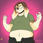 Rating: s
ID: 5554411
Date: 2025-05-07 01:29:45 -0400
Status: active
Score: 11
2024 5_fingers anthro belly belly_exposed button_(fastener) button_pop canid canine canis clothing domestic_dog eyes_closed eyewear fingers glasses hi_res kelsey_the_saluki kittydee male mammal overweight overweight_anthro overweight_male pink_background relieved simple_background smile smiley solo unbuttoned unbuttoned_pants visible_underwear wardrobe_malfunction post #5554411