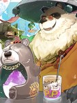 Rating: s
ID: 5657789
Date: 2025-06-21 10:17:46 -0400
Status: active
Score: 5
3:4 anthro ashikakoshika asian_clothing asian_conical_hat bear ben_bigger chinese_clothing clothing dessert detailed_background east_asian_clothing eyewear food fur giant_panda glasses hat headgear headwear hi_res ice looking_at_viewer male mammal mihoyo multicolored_body multicolored_fur neck_tuft pan_yin_hu smile snow_cone solo tuft zenless_zone_zero post #5657789