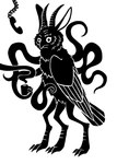 2015 2_horns 3_legs 3_toes 4_toes 5_tentacles anisodactyl anthro avian avian_feet back_tentacles beak bird black_and_white bovid bovid_horn caprine caprine_horn chimera coffee_mug digital_drawing_(artwork) digital_media_(artwork) electronics eyelashes feathered_wings feathers feet female female_(lore) goat goat_horn hi_res holding_coffee_mug horn horned_owl lagomorph landline_phone leporid long_ears long_horn mammal monochrome owl phone rabbit rabbit_ears scp-2703-1 scp_foundation silhouette simple_background solo standing steam sunnyclockwork tentacles toes triped true_owl white_background wings