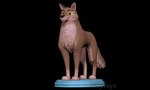 3d_(artwork) 3d_modeling 3d_print balto balto_(series) brown_eyes canid canine digital_media_(artwork) feral fur hi_res male mammal sillytoys simple_background smile solo standing universal_studios