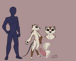 absurd_res animal_genitalia anthro brown_body brown_fur brown_sclera close-up digitigrade duo fur genital_close-up genital_shot genital_slit genitals hayim_(species) herpestid hi_res humanoid male mammal meerkat model_sheet multicolored_body multicolored_fur nude nude_anthro nude_male parasite_world penis penis_close-up penis_shot tan_body tan_fur two_tone_body two_tone_fur wayesh