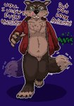 anthro aseprite_(artwork) bodily_fluids burgundy_wolf burgundy_wolf_(character) canid canine canis digital_media_(artwork) drooling hi_res imminent_vore licking licking_lips male mammal nonbinary_(lore) pixel_(artwork) rumbling_stomach saliva solo tail tail_motion tailwag tongue vore wolf