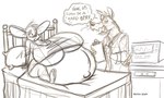 Rating: q
ID: 5531757
Date: 2025-04-26 13:59:20 -0400
Status: active
Score: 11
2024 almond_(dutch) anthro bed belly big_belly big_breasts bottomwear breasts canid canine canis clipboard clothed clothing digital_media_(artwork) doctor duo dutch_(artist) english_text female furniture hi_res huge_belly huge_breasts hyper hyper_belly hyper_breasts hyper_pregnancy male mammal mouse murid murine navel open_mouth outie_navel pillow pregnant pregnant_anthro pregnant_female rodent sketch text topwear wolf post #5531757
