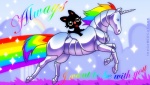 :d ambiguous_gender bent_legs black_body black_fur colorful_theme domestic_cat duo english_text equid equine extended_arms extended_legs felid feline felis feral fur gamercat_(character) horn iridescent iridescent_body machine mammal mythological_creature mythological_equine mythology open_mouth quadruped rainbow rainbow_arch riding robot robot_unicorn_attack size_difference smile spread_arms straddling straight_leg tail text the_gamercat unicorn unknown_artist wallpaper wide_eyed