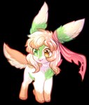 2018 4_fingers 4_toes aibou alpha_channel bow_ribbon brown_body brown_fur brown_hair chest_tuft feet female feral fingers flower fur generation_4_pokemon green_body green_fur hair heterochromia legendary_pokemon nintendo paws pink_nose plant pokemon pokemon_(species) ruka_vaporeon shaymin simple_background sky_forme_shaymin solo toes tongue tongue_out transparent_background tuft white_body white_fur