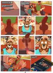 absurd_res anal animal_genitalia anthler_(shawd) anthro anthro_on_anthro antler_grab antlers balls biceps big_balls big_penis blush bottomless butt cellphone clothed clothing comic deer digital_media_(artwork) duo e621_post_recursion electronics english_text equid equine erection fur genitals hair hi_res hooves horn horse humanoid hybrid interspecies kris_(zourik) male male/male mammal muscular muscular_anthro muscular_male musk musk_clouds musky_butt nipple_slip nipples nude open_mouth oral pecs penis phone profanity public public_sex rimming sex shawd shirt smartphone smile tank_top text text_message topwear train vehicle