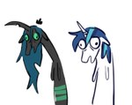Rating: s
ID: 4247096
Date: 2023-08-21 19:57:56 -0400
Status: active
Score: 61
arthropod black_body changeling duo equid equine eye_bags female feral friendship_is_magic hasbro horn low_res male mammal my_little_pony mythological_creature mythological_equine mythology queen_chrysalis_(mlp) redxbacon shining_armor_(mlp) thumbnail unicorn white_body post #4247096