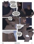 absurd_res age_difference andy_(echto) anthro anthro_on_anthro balls becoming_erect blush bodily_fluids bottomless bottomless_male brown_body brown_fur can_i_touch_it canid canine canis casual_exposure charlie_(echto) circumcised clothed clothing comic comparing comparing_penis dialogue domestic_dog duo echto english_text eyewear father_(lore) father_and_child_(lore) father_and_son_(lore) flaccid flashing_penis foreskin fur genital_fluids genitals glasses hi_res humanoid_genitalia humanoid_penis looking_at_genitalia male male/male mammal older_male parent_(lore) parent_and_child_(lore) parent_and_son_(lore) partially_clothed partially_retracted_foreskin penis pubes removing_pants removing_underwear shirt smile son_(lore) speech_bubble text topwear underwear underwear_down vein veiny_penis younger_male