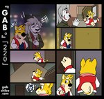 anthro barefoot base_two_layout bau_husky black_nose blockage_(layout) canid canine canis clothed clothing comic crossbar_emanata curled_tail date domestic_dog duo elion_(gabshiba) emanata feet felid fist food fur gab_(comic) gab_shiba gabshiba gesture horizontal_blockage husky inside laugh lion looking_at_door male male/male mammal mental_pictographics nine_frame_image nordic_sled_dog offscreen_character page_number pantherine pictographics red_eyes romantic romantic_couple shiba_inu spitz staggering_(layout) tail text thinking thinking_about_another thought_bubble url vertical_blockage vertical_staggering waving white_body white_fur yellow_body yellow_fur