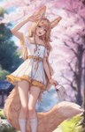 Rating: s
ID: 4415593
Date: 2023-11-15 03:31:39 -0500
Status: active
Score: 223
2023 animal_humanoid big_ears big_tail braided_hair canid canid_humanoid canine canine_humanoid cherry_blossom cherry_tree clothed clothing curvy_figure dipstick_tail dress female fennec_humanoid flower fluffy fluffy_tail footwear fox_humanoid front_view fruit_tree fully_clothed fur hair hi_res hourglass_figure humanoid inner_ear_fluff khiara_(personalami) long_hair long_tail mammal mammal_humanoid markings open_mouth outside personalami plant prunus_(flower) purse slim small_waist socks solo tail tail_markings tan_body tan_fur tree tuft wide_hipped_female wide_hipped_humanoid wide_hips post #4415593