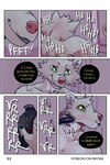 2:3 bastriw canid canine canis comic dialogue english_text green_eyes hi_res male mammal muscular muscular_male nico_(bastriw) shaving text url wolf