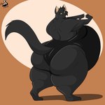 1:1 anthro butt chrisandcompany clothing domestic_cat felid feline felis female hi_res mammal obese overweight sasha_(chrisandcompany) solo swimwear tagme thick_thighs