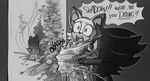 2024 anthro baby bat broken_glass emthimofnight english_text eulipotyphlan female glass group hedgehog hi_res male mammal monochrome rouge_the_bat sega shadow_the_hedgehog sonic_the_hedgehog_(series) surprise text trio young