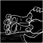 1:1 3_fingers 3_toes ambiguous_gender animated anthro black_and_white butt canid canine claws curling_toes digital_media_(artwork) digitigrade feet finger_claws fingers foot_fetish foot_focus generation_4_pokemon glistening glistening_pawpads hand_on_leg hand_on_thigh lucario lying_on_ground mammal monochrome nintendo on_ground pawpads pokemon pokemon_(species) presenting presenting_hindquarters short_playtime tail tail_motion toe_wiggle toes zenodos