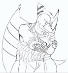 Rating: s
ID: 4531841
Date: 2024-01-13 02:17:40 -0500
Status: active
Score: 6
anthro anthro_on_anthro bone_frill cavemanon_studios clothed clothing duo eye_scar eyes_closed facial_scar feathered_wings feathers female female/female forearms frill_(anatomy) hair hand_on_back hand_on_head hug husband_and_wife intraspecies larger_male male male/female married_couple membrane_(anatomy) membranous_wings monochrome prehistoric_species prometheuzone pterodactylus pterosaur reptile ripley_(snoot_game) samantha_(snoot_game) scaled_forearms scales scalie scar short_tail simple_background size_difference smaller_female smile snoot_game snout tail using_wings wing_hug wings post #4531841