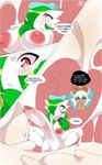 anthro balls bat big_balls big_penis blush bodily_fluids breasts comic crossover cum cum_everywhere cumshot dialogue duo ejaculation ellipsis english_text erection excessive_cum excessive_genital_fluids eyes_closed female foreskin gardevoir generation_3_pokemon genital_fluids genitals green_hair gynomorph hair hair_over_eye hands-free heart_pupils hi_res huge_balls huge_penis humanoid hyper hyper_genitalia hyper_penis intersex mammal messy multicolored_body negullust nintendo nude one_eye_obstructed penis pokemon pokemon_(species) profanity question_mark rag red_eyes retracted_foreskin rouge_the_bat sega smile solo_focus sonic_the_hedgehog_(series) tan_body text two_tone_body white_hair