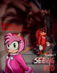 2019 absurd_res amy_rose anthro breech_loader clothed clothing comic cover cover_art cover_page detailed_background duo echidna english_text eulipotyphlan female forced fur green_eyes handwear hedgehog hi_res knuckles_the_echidna looking_at_viewer male mammal monotreme narrow_hips sega smile sonic_the_hedgehog_(series) text thin_calves thin_legs thin_thighs toso