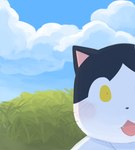 Rating: s
ID: 5621930
Date: 2025-06-05 04:03:09 -0400
Status: active
Score: 7
2024 anthro black_body black_fur black_nose blush bust_portrait cafongterua clothed clothing cloud day digital_media_(artwork) digital_painting_(artwork) domestic_cat felid feline felis front_view fur grass hi_res looking_at_viewer male mammal multicolored_body multicolored_fur open_mouth outside painting_(artwork) pau_(cafongterua) plant portrait pupils shaded snaggle_tooth solo topwear tuxedo_cat two_tone_body two_tone_fur whiskers white_body white_clothing white_fur white_topwear yellow_eyes post #5621930