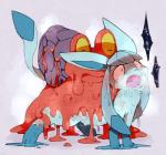 Rating: q
ID: 797123
Date: 2016-01-02 01:21:46 -0500
Status: active
Score: 65
2015 3_fingers 3_toes all_fours ambiguous_gender blue_body blue_tail bodily_fluids bound canid canine death distressed duo eeveelution elemental_creature encasement eyes_closed feet feral fingers gaping_mouth gastropod generation_2_pokemon generation_4_pokemon glaceon goo_creature handpaw hi_res hindpaw ice japanese_text lava lava_creature long_ears magcargo mammal melting mineral_fauna mollusk multicolored_body neck_tuft nintendo on_top on_top_of open_mouth paws pink_mouth pink_tongue pointy_ears pokemon pokemon_(species) prick_ears puddle pupils satisfied scared screaming small_pupils standing sweat tail teardrop tears tears_of_pain text toes tongue translated tuft two_tone_body wide_eyed winte yellow_eyes post #797123