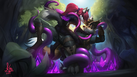 Rating: s
ID: 5724844
Date: 2025-07-21 17:32:35 -0400
Status: active
Score: 6
16:9 2023 anthro anthro_on_anthro bottomwear breasts brown_body brown_fur butt canid canine claws clothing detailed_background digital_media_(artwork) duo female forest fox fur hair hi_res kite512 kite_(kite512) kobaj magic male male/female mammal nonbinary_(lore) outside pants pink_hair plant ponytail purple_tentacles shirt smile tail tentacles topwear trans_(lore) trans_woman_(lore) tree white_body white_fur widescreen post #5724844
