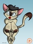 Rating: q
ID: 5649684
Date: 2025-06-17 20:07:43 -0400
Status: active
Score: 3
2016 anthro areola beret beret_only big_breasts blue_eyes breasts brown_areola brown_body brown_fur clothing digital_media_(artwork) domestic_cat dutch_(artist) eyewear felid feline felis female fur glasses hat headgear headgear_only headwear headwear_only lips mammal mostly_nude nipples patreon patreon_logo red_lips siamese simone_(dutch) solo tan_body tan_fur post #5649684